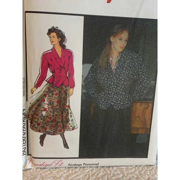 Style Misses Jacket Skirt Sewing Pattern sz 8-12 1659 - uncut - Picture 2 of 10